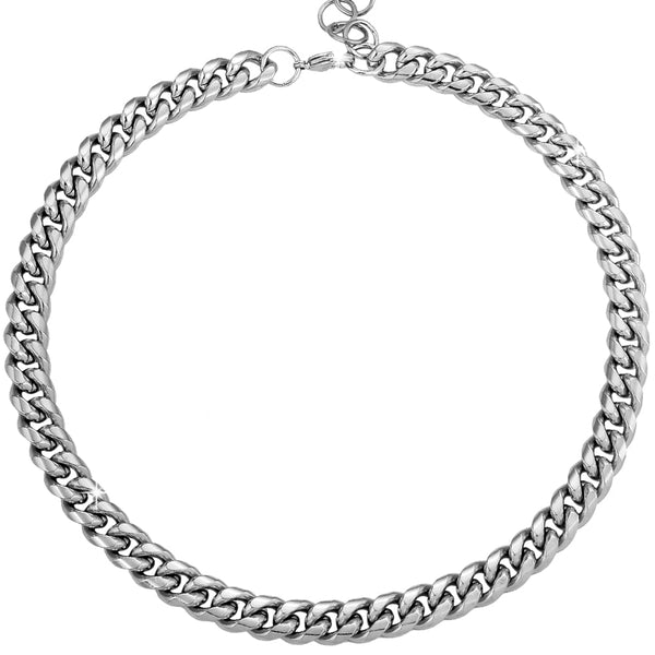 tumundo Collana Collane Catena Chain Link Acciaio Inossidabile Uomo  Gioielli Braccialetto Collegamento Biker Lunghezza, Variante:Variante 1 :  : Moda